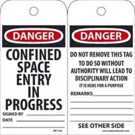 NMC TAGS, CONFINED SPACE ENTRY IN RPT126